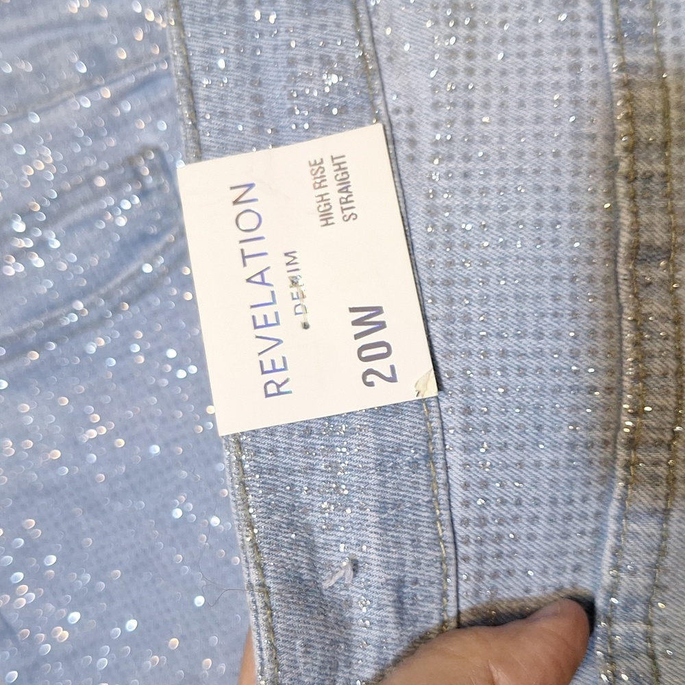 Glitter Sparkles Straight Jean Tags Taken Off No Tags!! - Picture 3 of 3